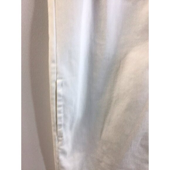 Cremieux Womens Denim Dress 12 White Stretchy Clean Rock Western Minimalist Chic - Picture 4 of 5